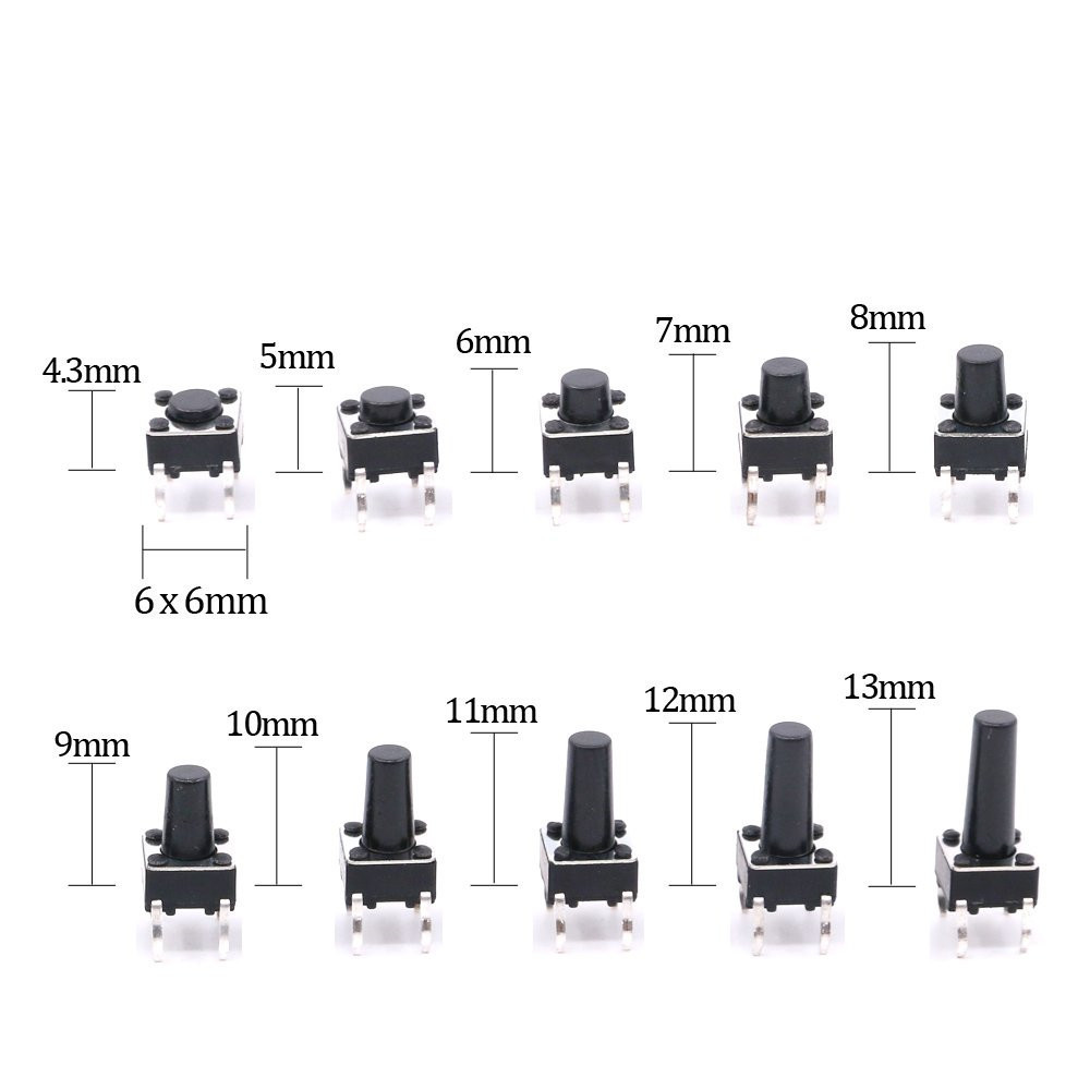 10 models 6*6 Tact Switch Tact - Smart Garden Arduino 评论和价格