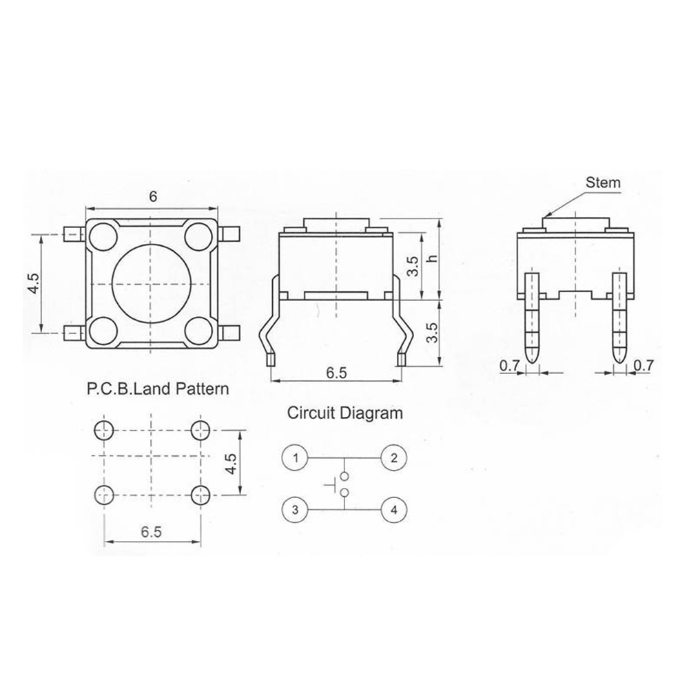 10 models 6*6 Tact Switch Tact - Smart Garden Arduino 评论和价格